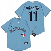 Blue Jays 11 Bo Bichette Light Blue 2020 Nike Cool Base Jersey,baseball caps,new era cap wholesale,wholesale hats